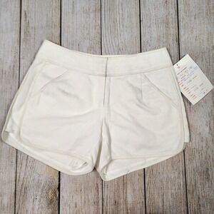 Annie Griffin‎ Designer Sample Tag Ivory Size 4 Shorts